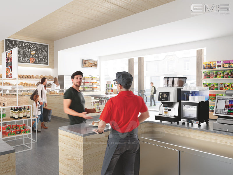 Necta Kalea 2x Espresso + 1x Instant + Frischmilch