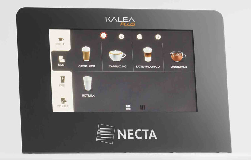 Necta Kalea Plus 2x Espresso + 1x Instant + Frischmilch